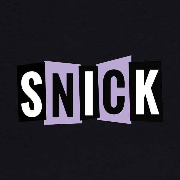 It's time to SNICK by The90sMall